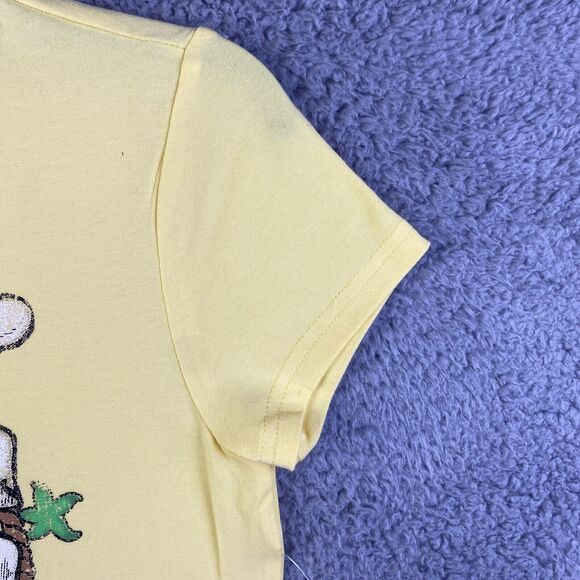 SpongeBob SquarePants Womens T-Shirt Cross & Bones Yellow  Sz S Nickelodeon NWT - Picture 10 of 15